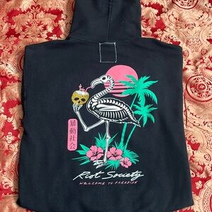 Riot society: welcome to paradise hoodie
